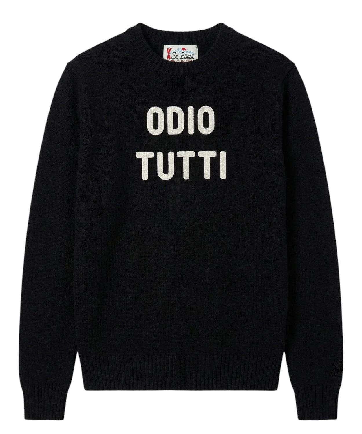 Maglione Uomo Heron in Cashmere ODIO TUTTI