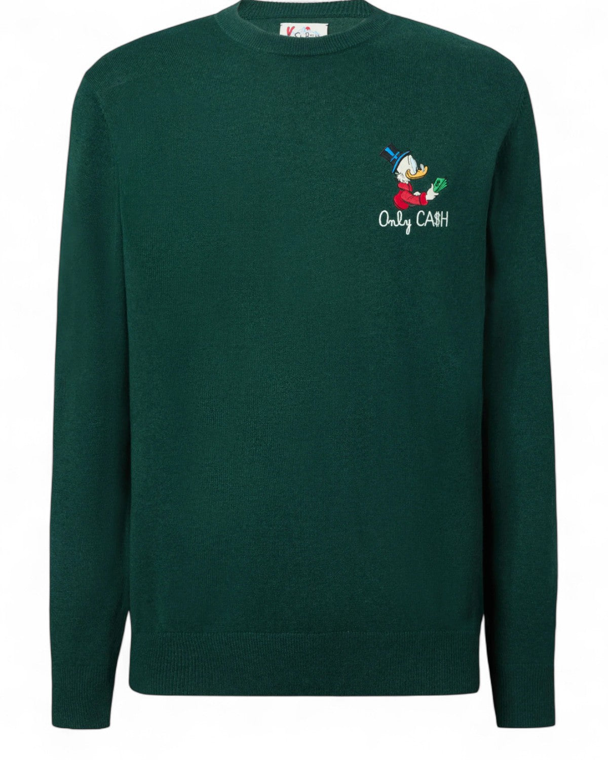 Maglione Heron Light con ricamo Zio Paperone-Mc2 Saint Barth-Maglieria-Vittorio Citro Boutique