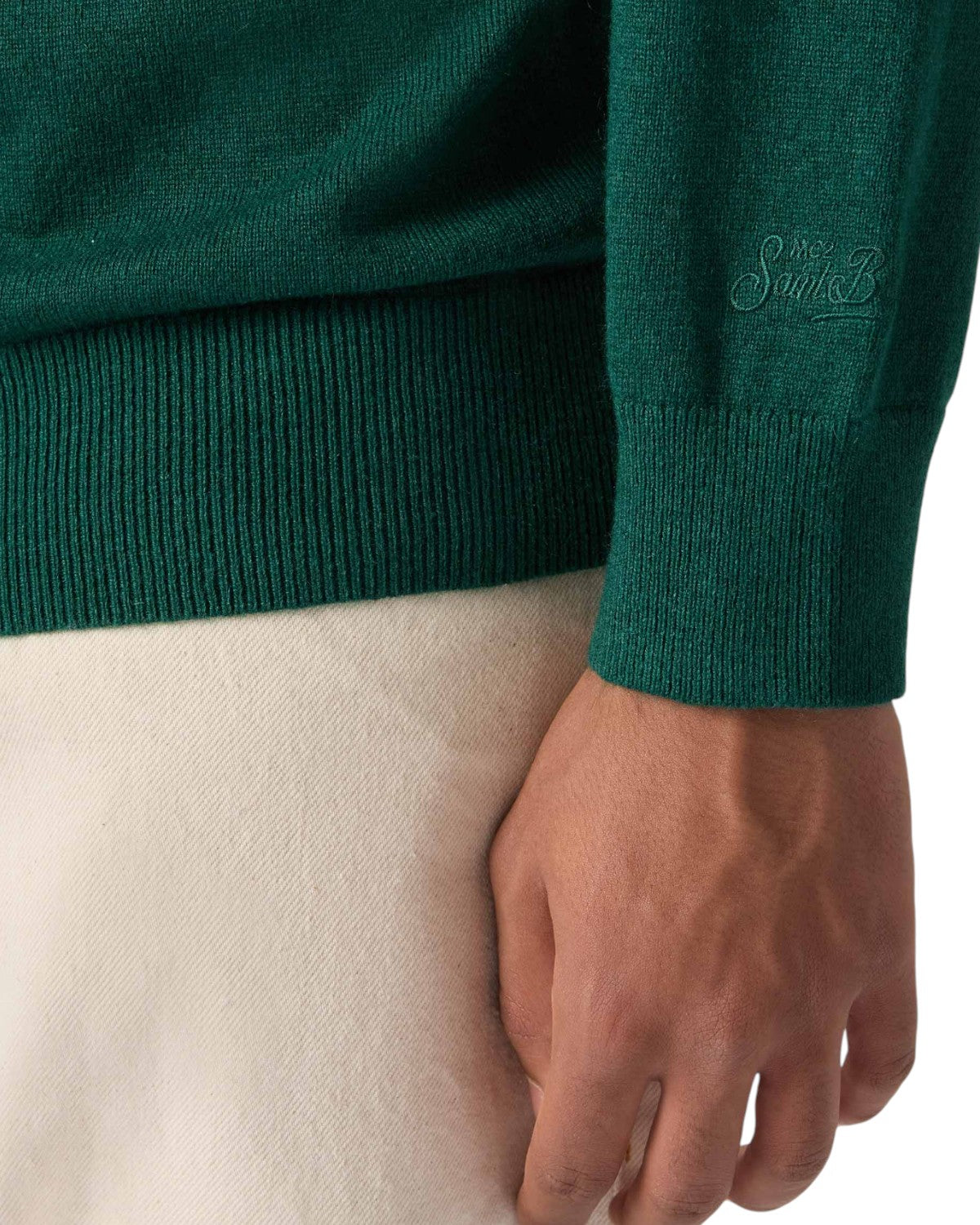 Maglione Heron Light con ricamo Zio Paperone-Mc2 Saint Barth-Maglieria-Vittorio Citro Boutique