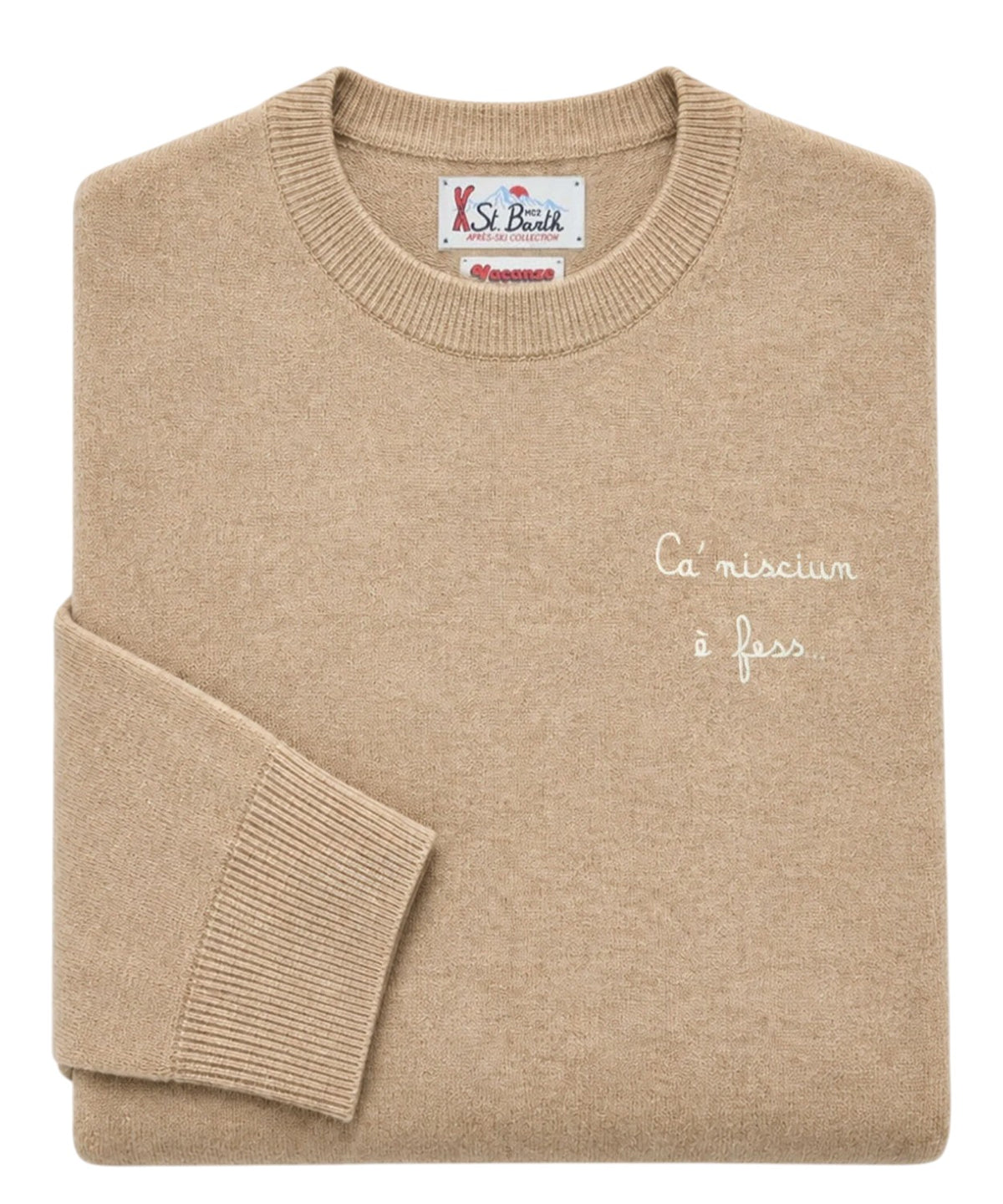 Mc2 Saint Barth Maglione Heron Light MC2 con Ricamo Ironico