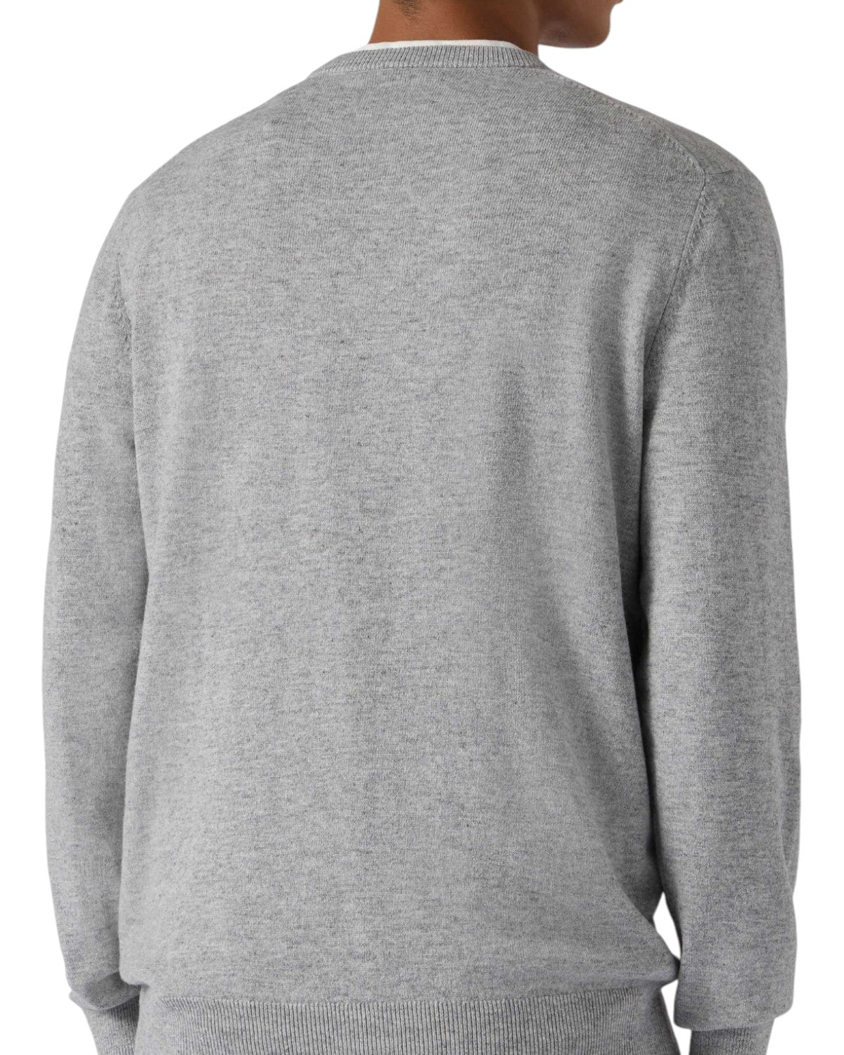 Maglione Heron Light con ricamo "Il mare d'inverno"-Mc2 Saint Barth-Maglieria-Vittorio Citro Boutique