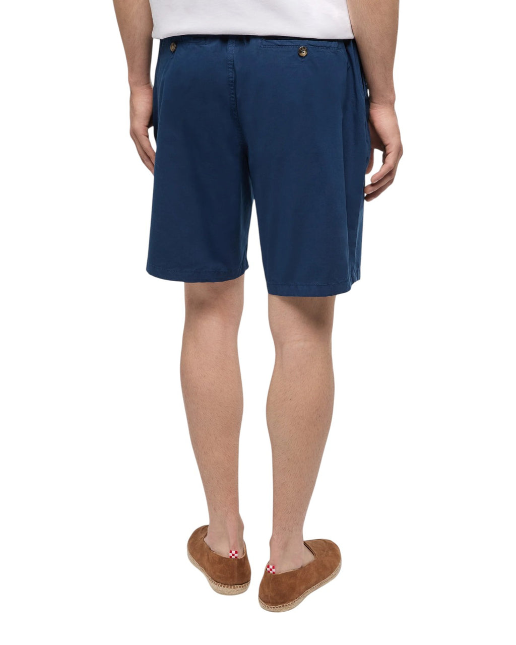 Bermuda homme Ischia en coton estival bleu marine