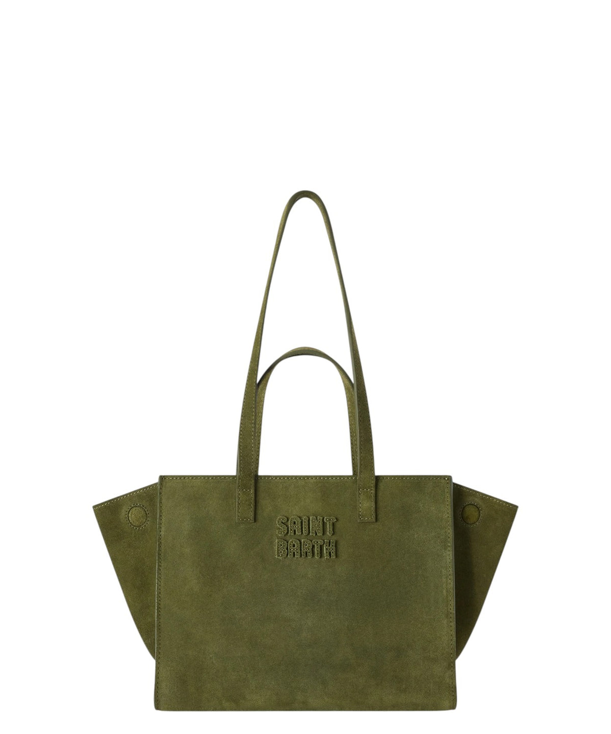 Mc2 Saint Barth Borsa Jour Midi in Suede con Logo
