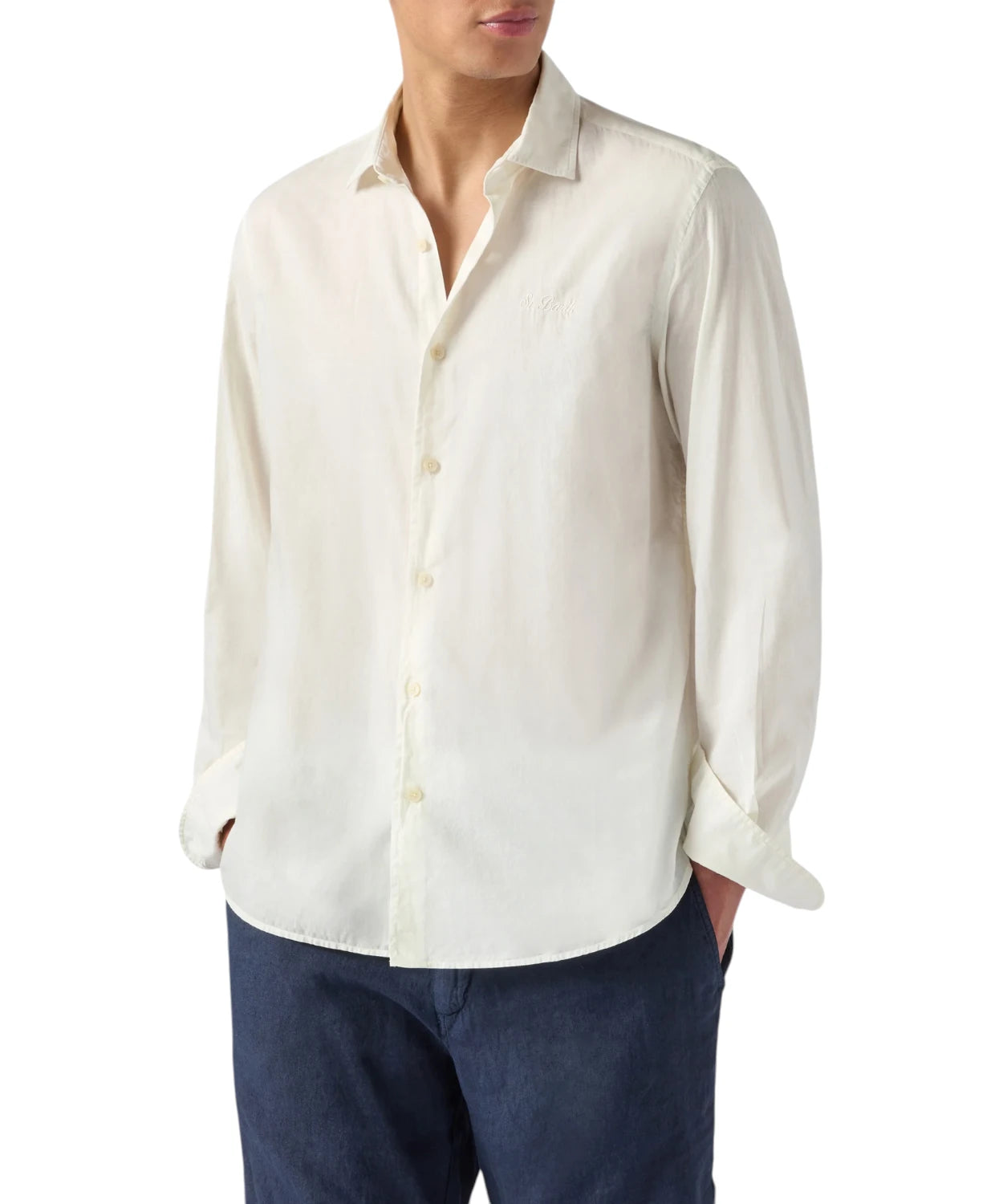 Chemise Homme MC2 Saint Barth avec Logo Brodé