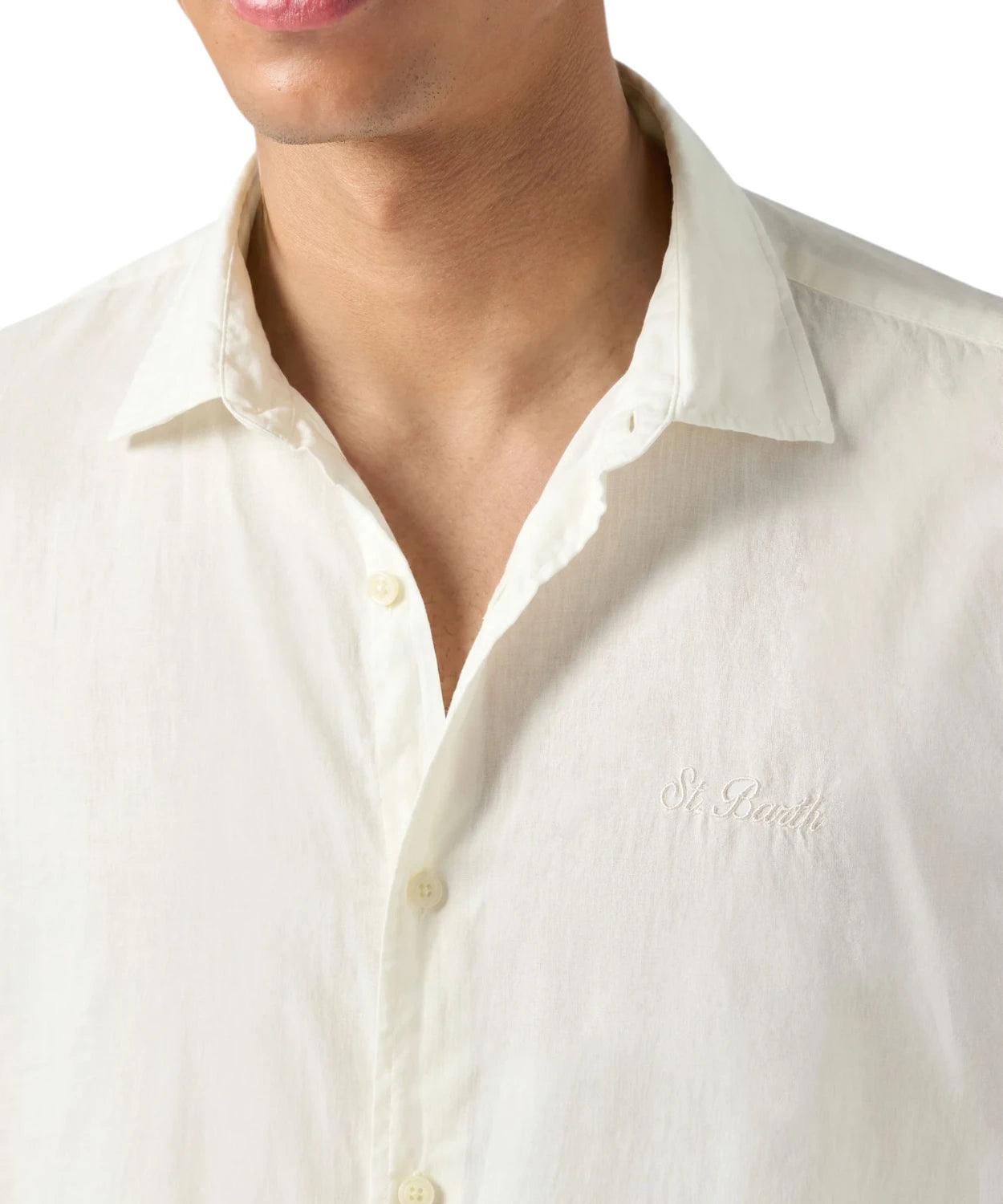 Chemise Homme MC2 Saint Barth avec Logo Brodé