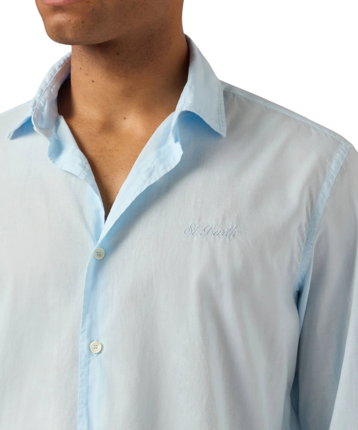 Chemise Homme MC2 Saint Barth avec Logo Brodé