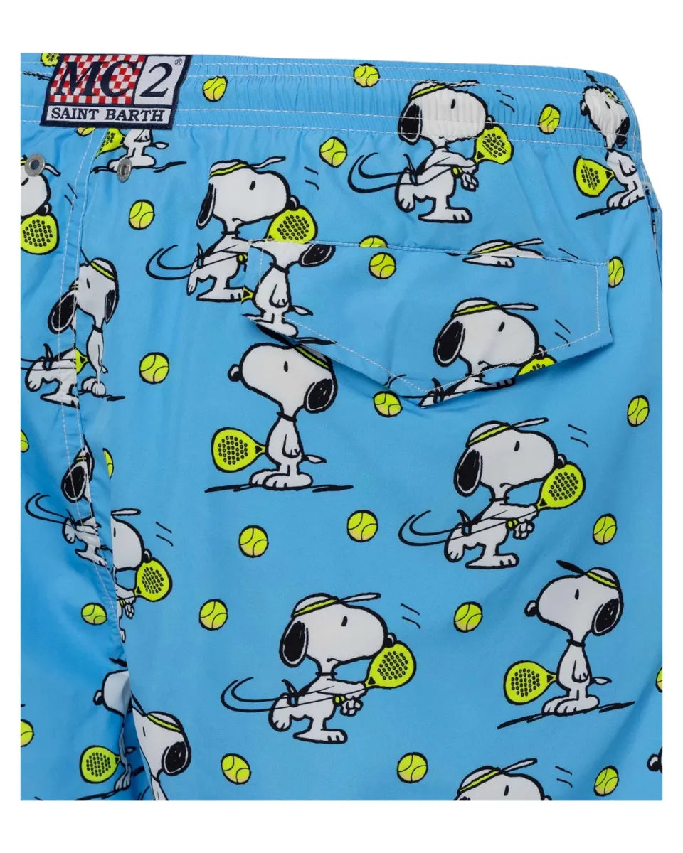 Costume Snoopy Azzurro-Mc2 Saint Barth-Costumi da bagno-Vittorio Citro Boutique