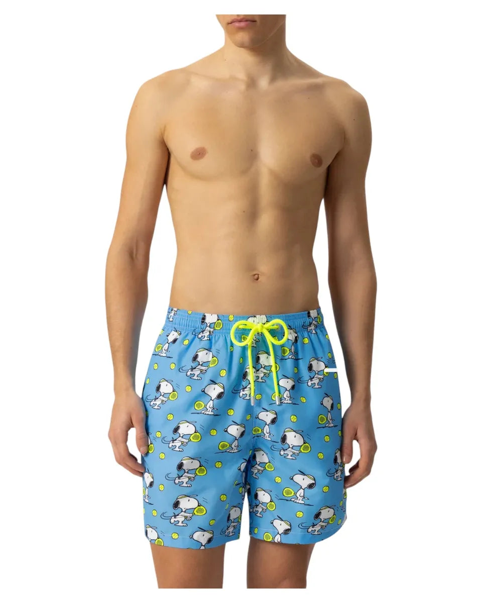 Costume Snoopy Azzurro-Mc2 Saint Barth-Costumi da bagno-Vittorio Citro Boutique