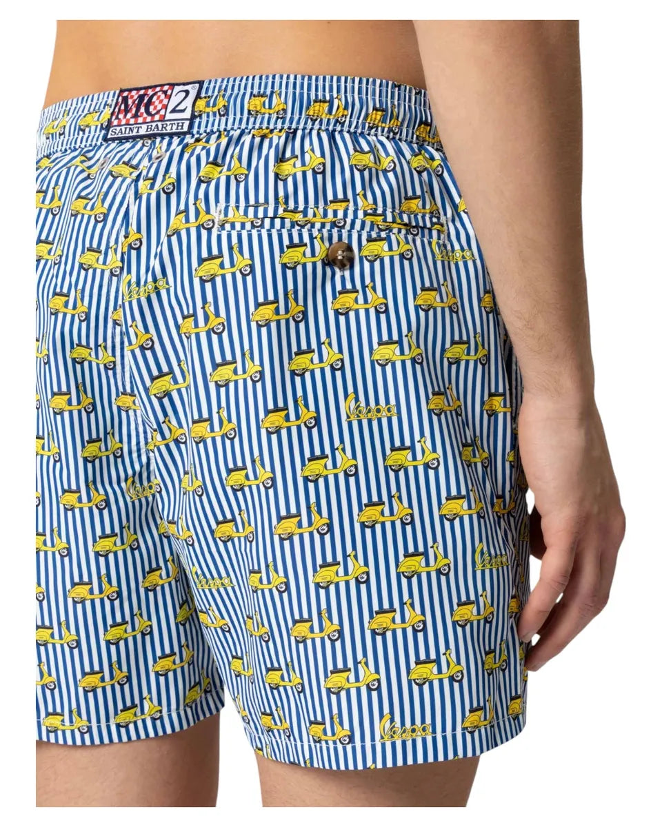 Costume Lighting Vespa Blu Navy-Mc2 Saint Barth-Costumi da bagno-Vittorio Citro Boutique