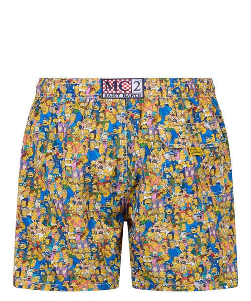 Costume Homme MC2 Saint Barth Ultraléger avec Motif Simpson