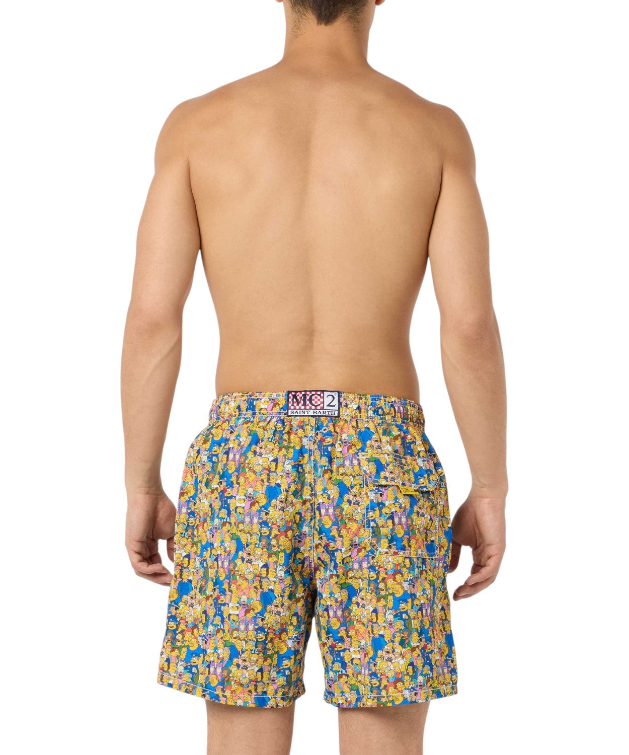 Costume Homme MC2 Saint Barth Ultraléger avec Motif Simpson