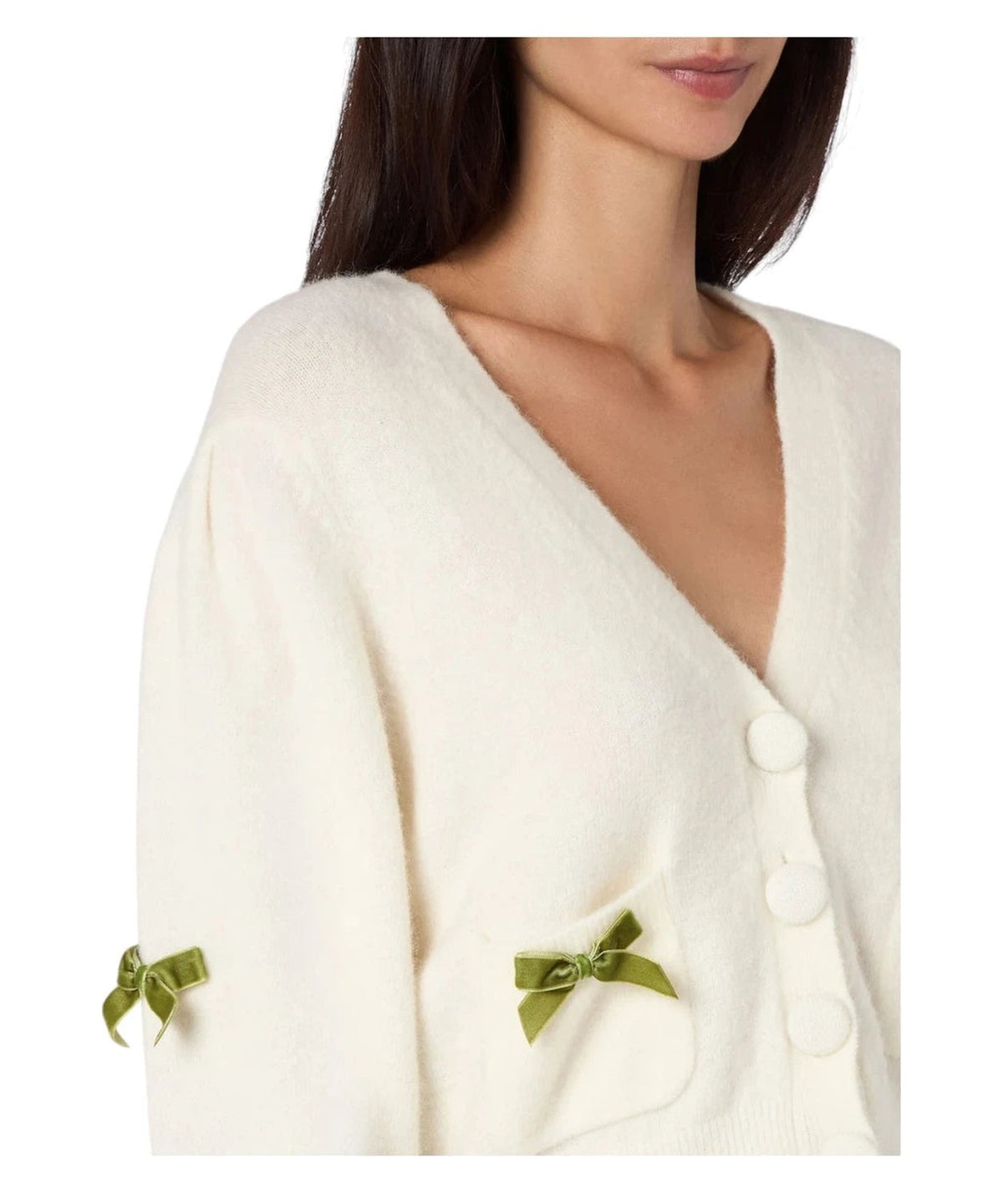Cardigan da Donna Lyza Elasticizzato con Fiocchi-Mc2 Saint Barth-Maglieria-Vittorio Citro Boutique
