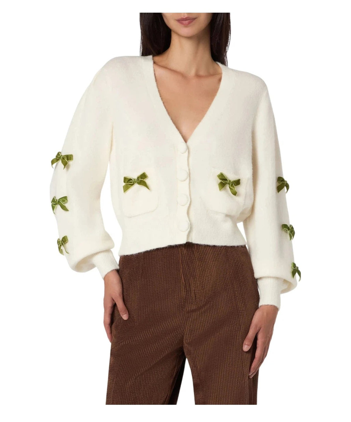 Cardigan da Donna Lyza Elasticizzato con Fiocchi-Mc2 Saint Barth-Maglieria-Vittorio Citro Boutique