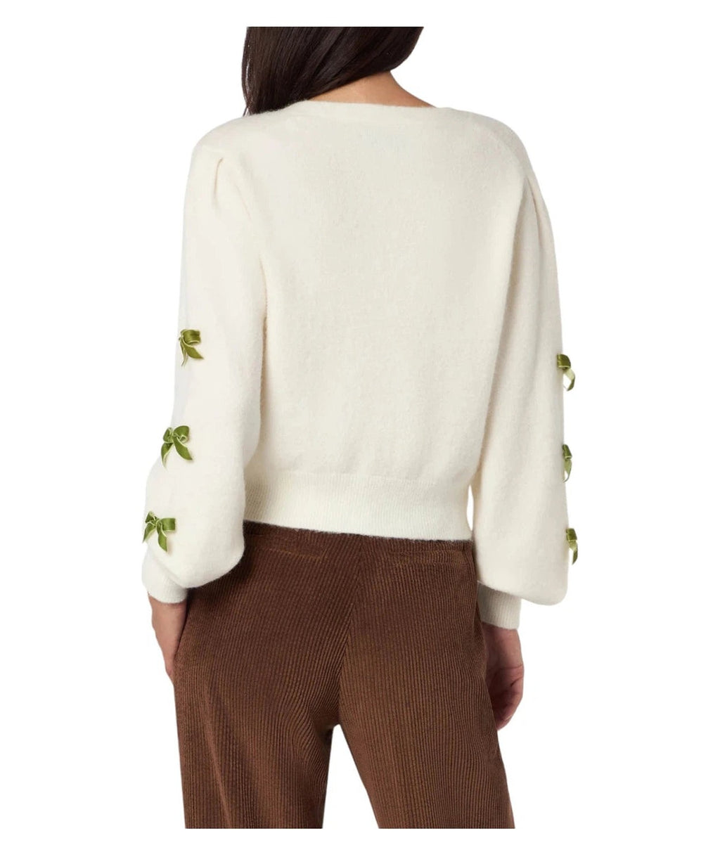 Cardigan da Donna Lyza Elasticizzato con Fiocchi-Mc2 Saint Barth-Maglieria-Vittorio Citro Boutique