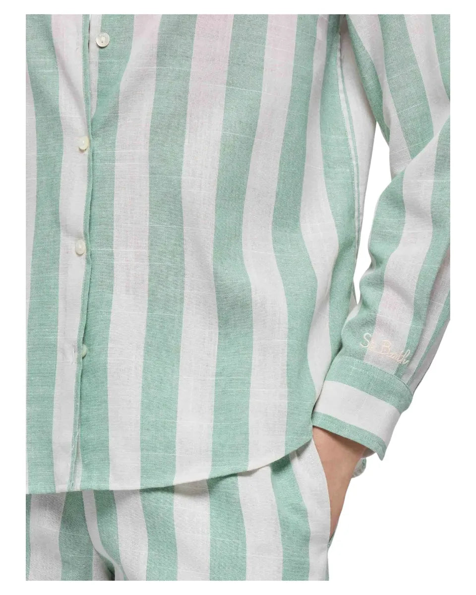 Camicia Meredith 100% Lino-Mc2 Saint Barth-Camicie-Vittorio Citro Boutique