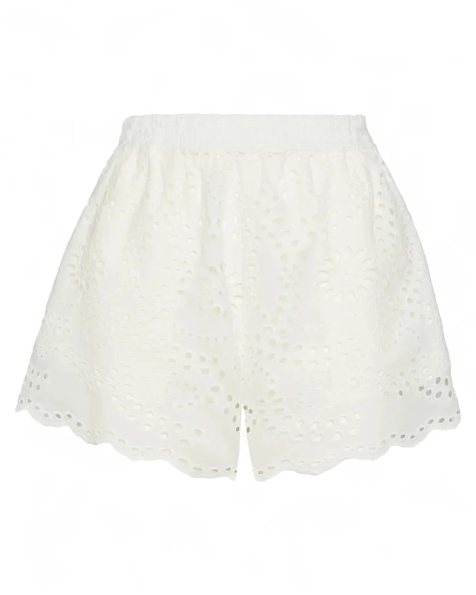 Shorts Meave in Cotone Sangallo Bianco-Mc2 Saint Barth-Shorts-Vittorio Citro Boutique