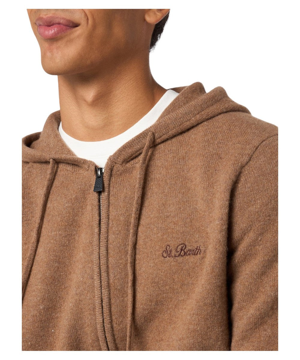 Maglione con Cappuccio in Lana di Agnello Notting-Mc2 Saint Barth-Maglieria-Vittorio Citro Boutique