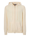 Sweat Notting en pure laine lambswool avec capuche et zip