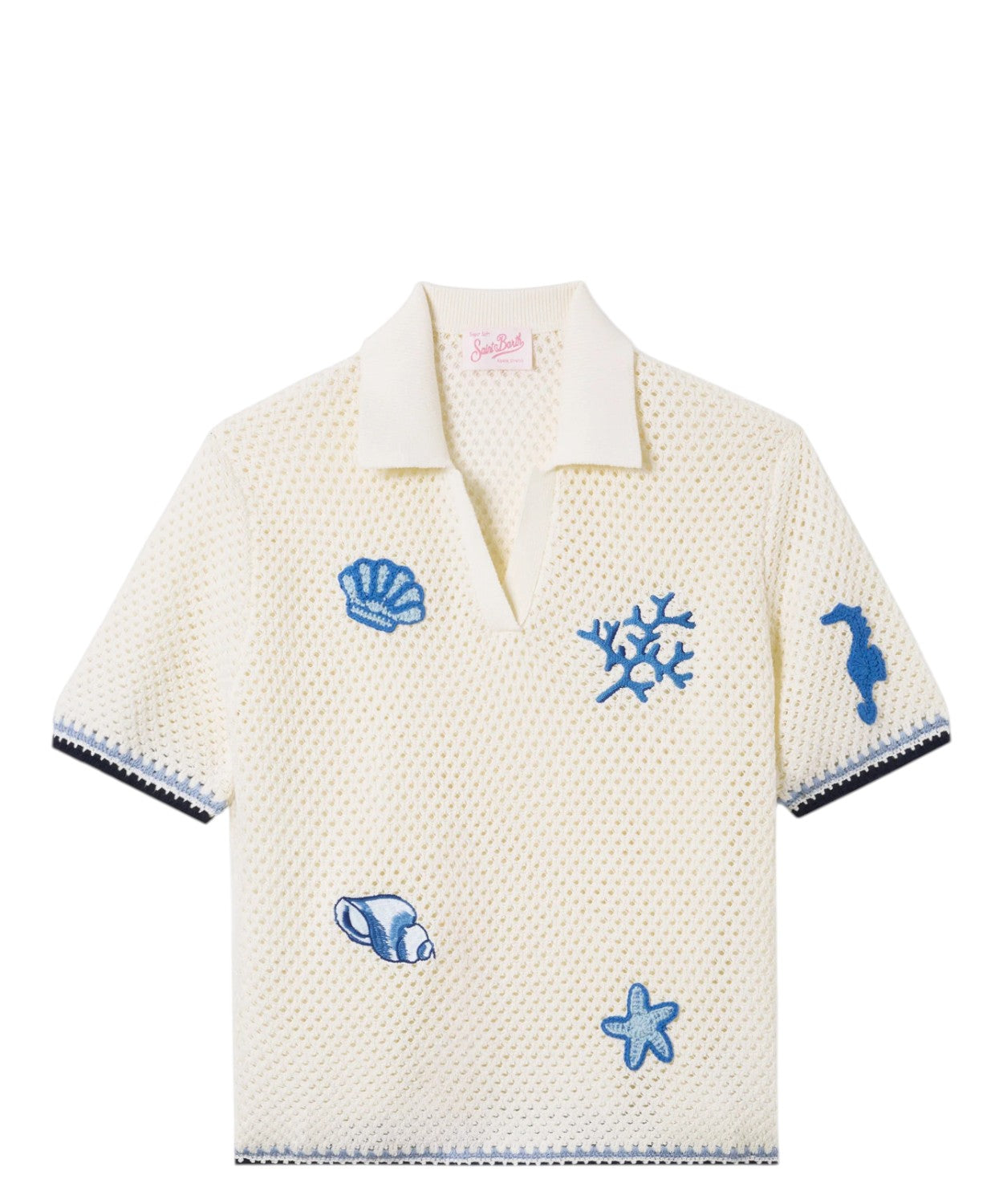 Polo d'été avec patchs brodés - Pixie
