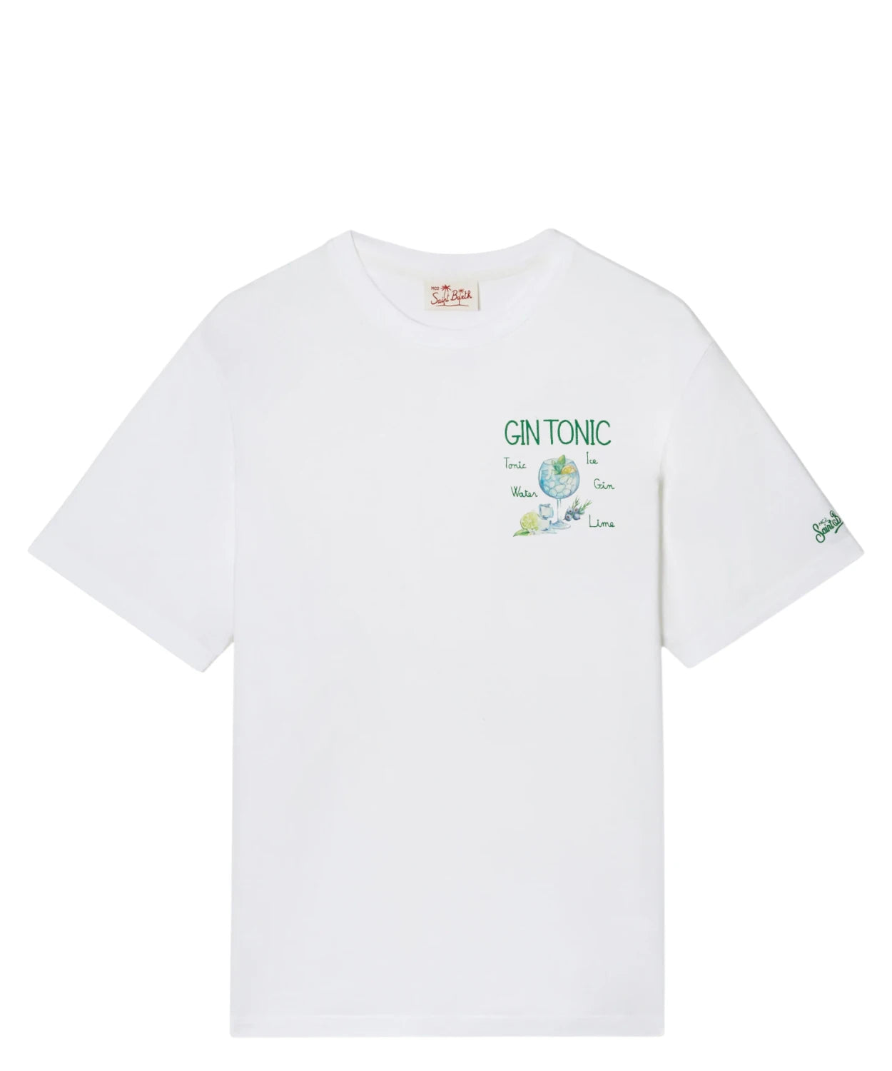T-shirt homme Portofino MC2 Saint Barth avec broderie Gin Tonic