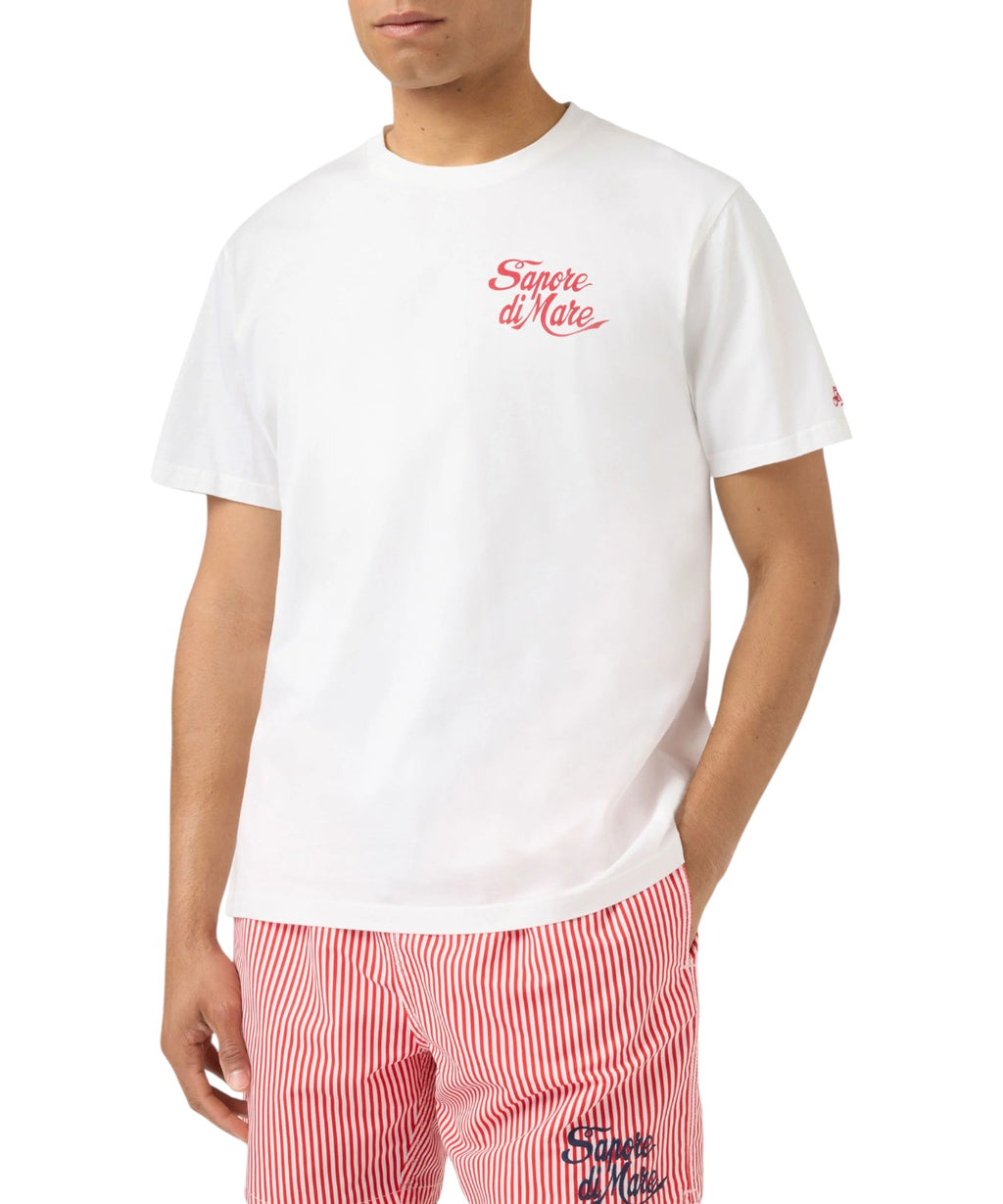 T-shirt homme Portland MC2 Saint Barth avec impression iconique