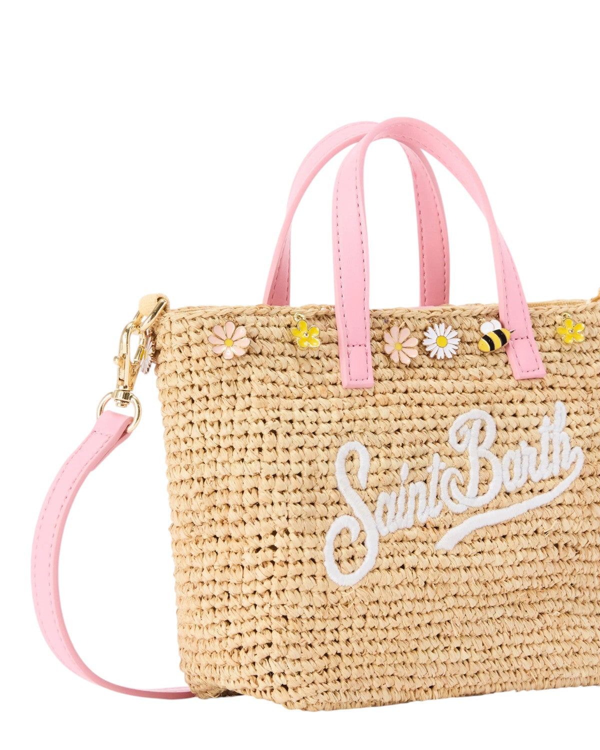 Sac Estival MC2 Saint Barth en Raphia avec Charm