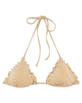 Sagittarius Top a Triangolo in Lurex Beige-Mc2 Saint Barth-Costumi da bagno-Vittorio Citro Boutique