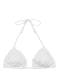 Top Bikini Sagittarius en dentelle Sangallo avec design triangle