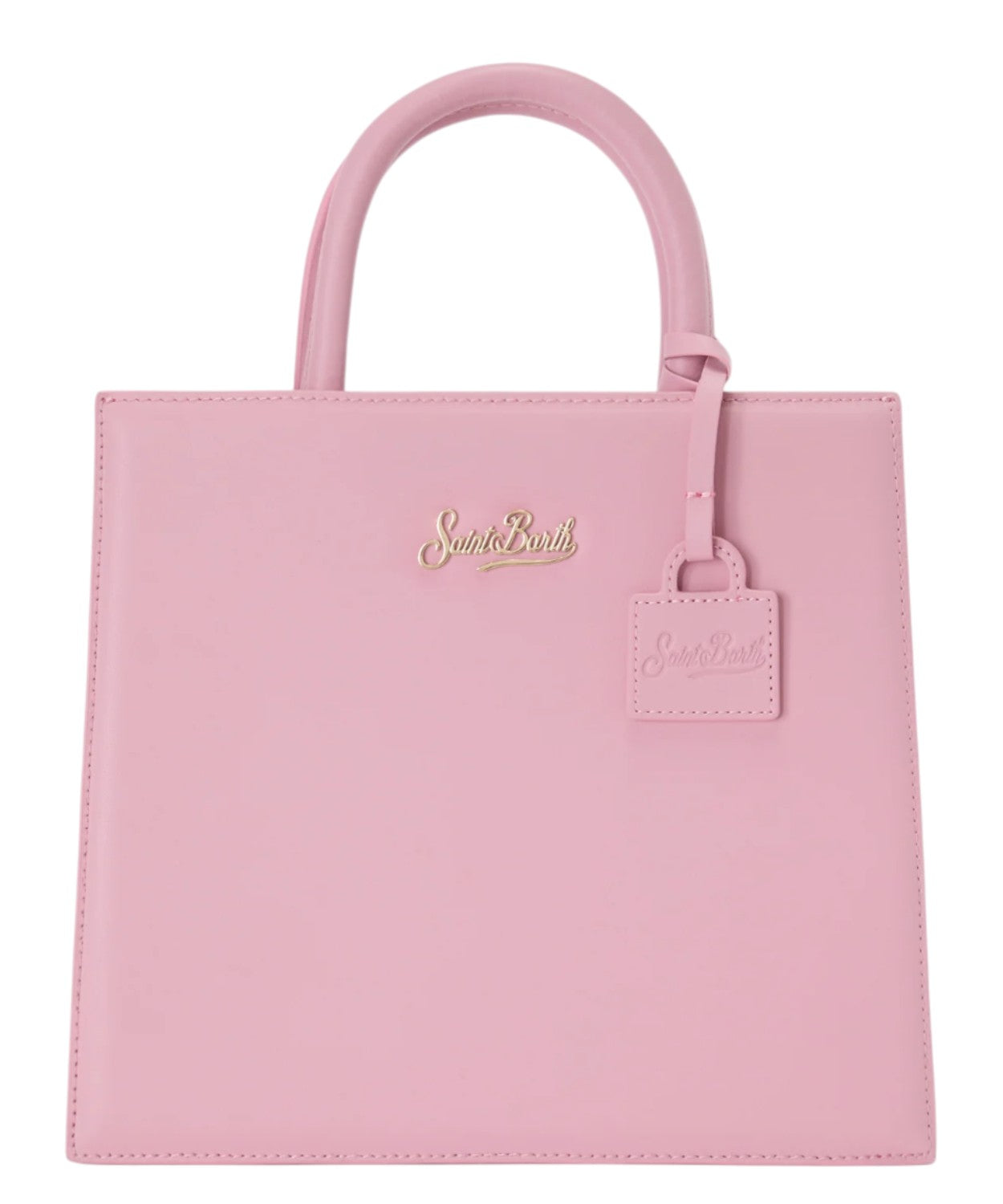 Sac Shop Midi Cuir Rose MC2 Saint Barth