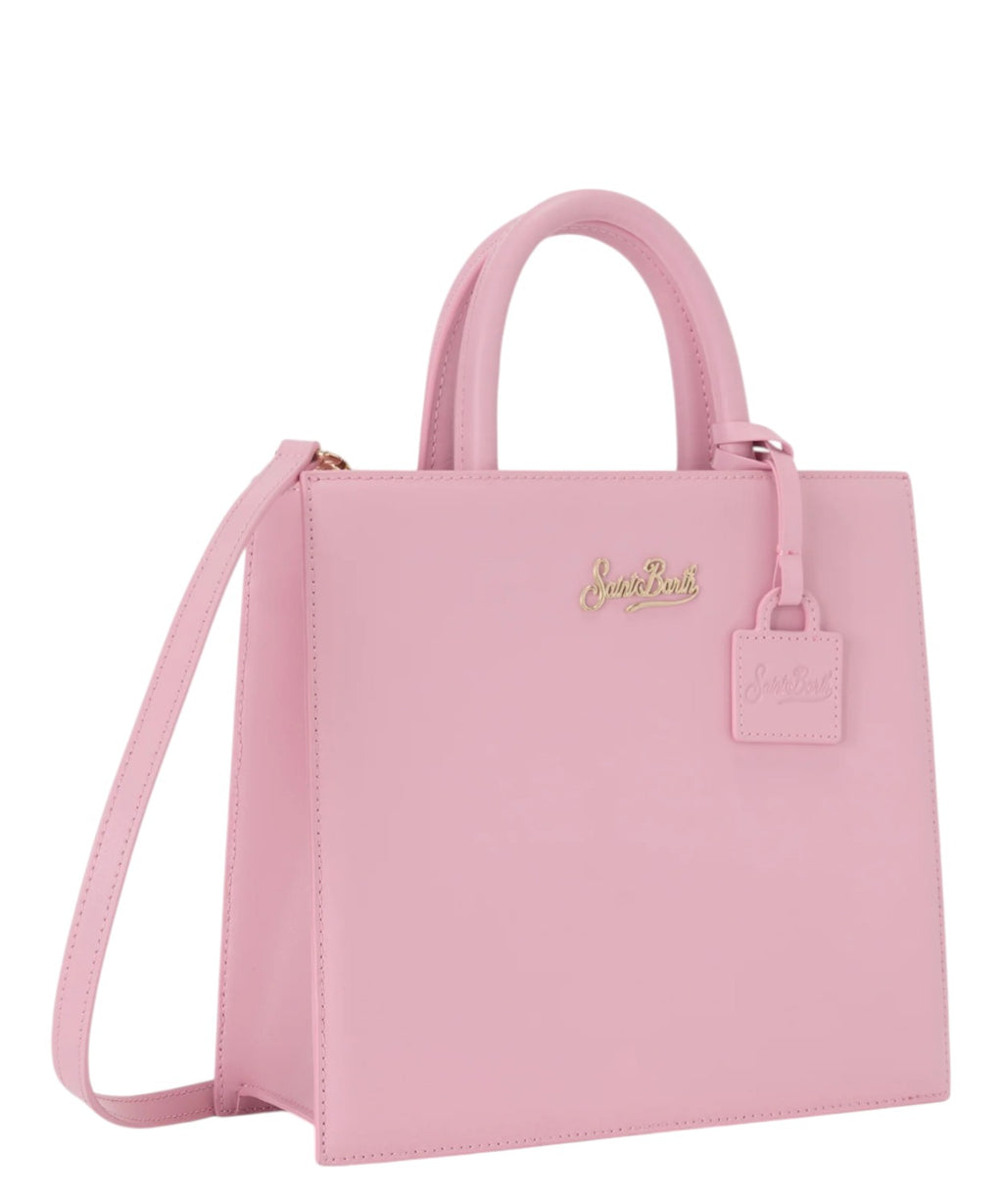 Sac Shop Midi Cuir Rose MC2 Saint Barth