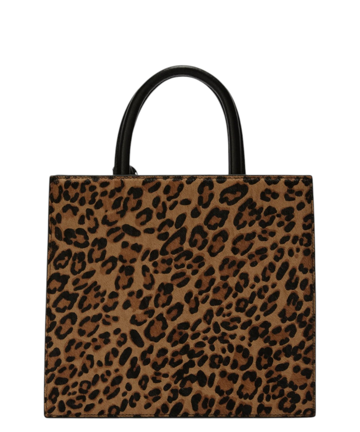Borsa Shop Bag Midi in Cavallino Leopardato