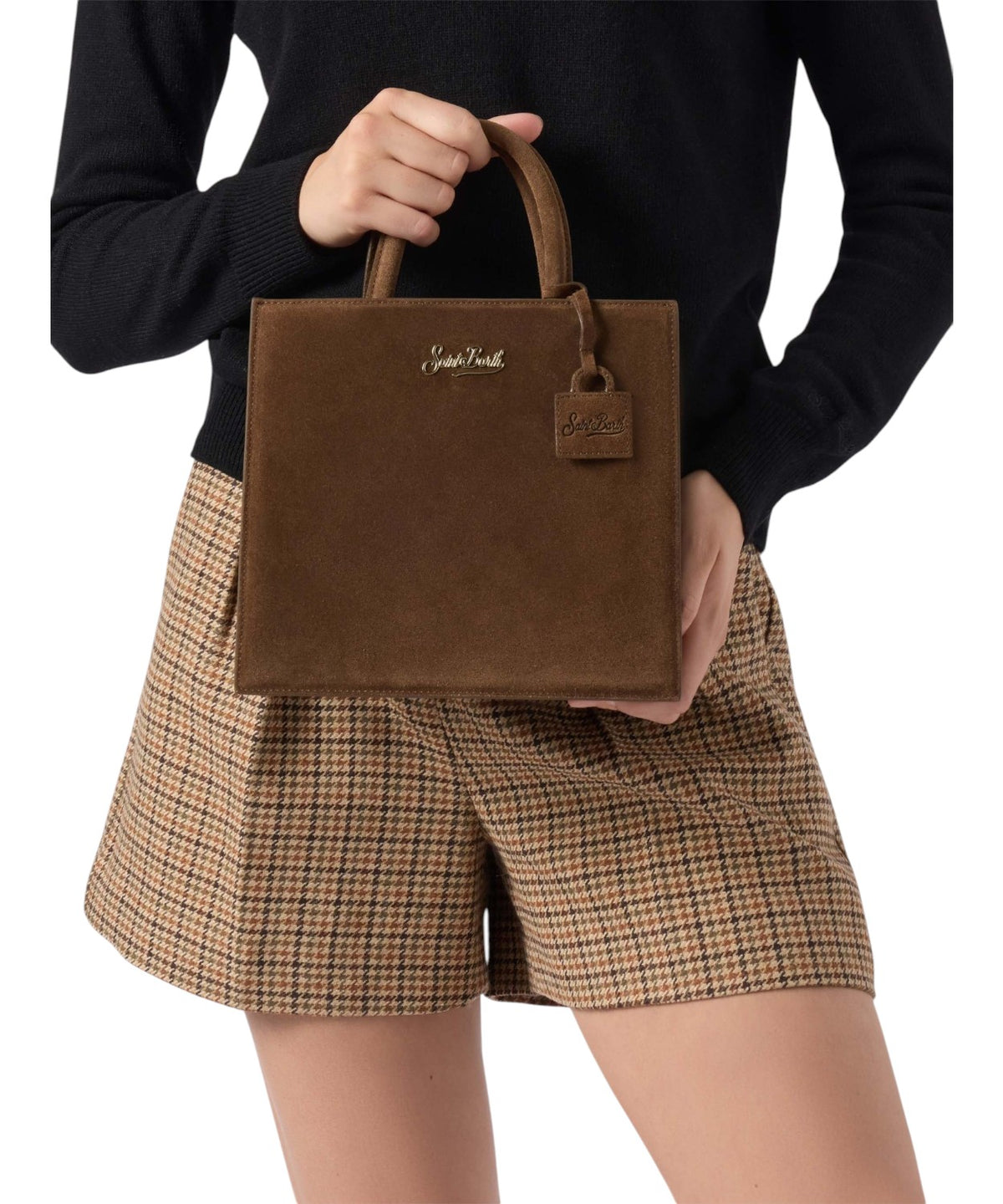 Shop Bag Midi in Suede