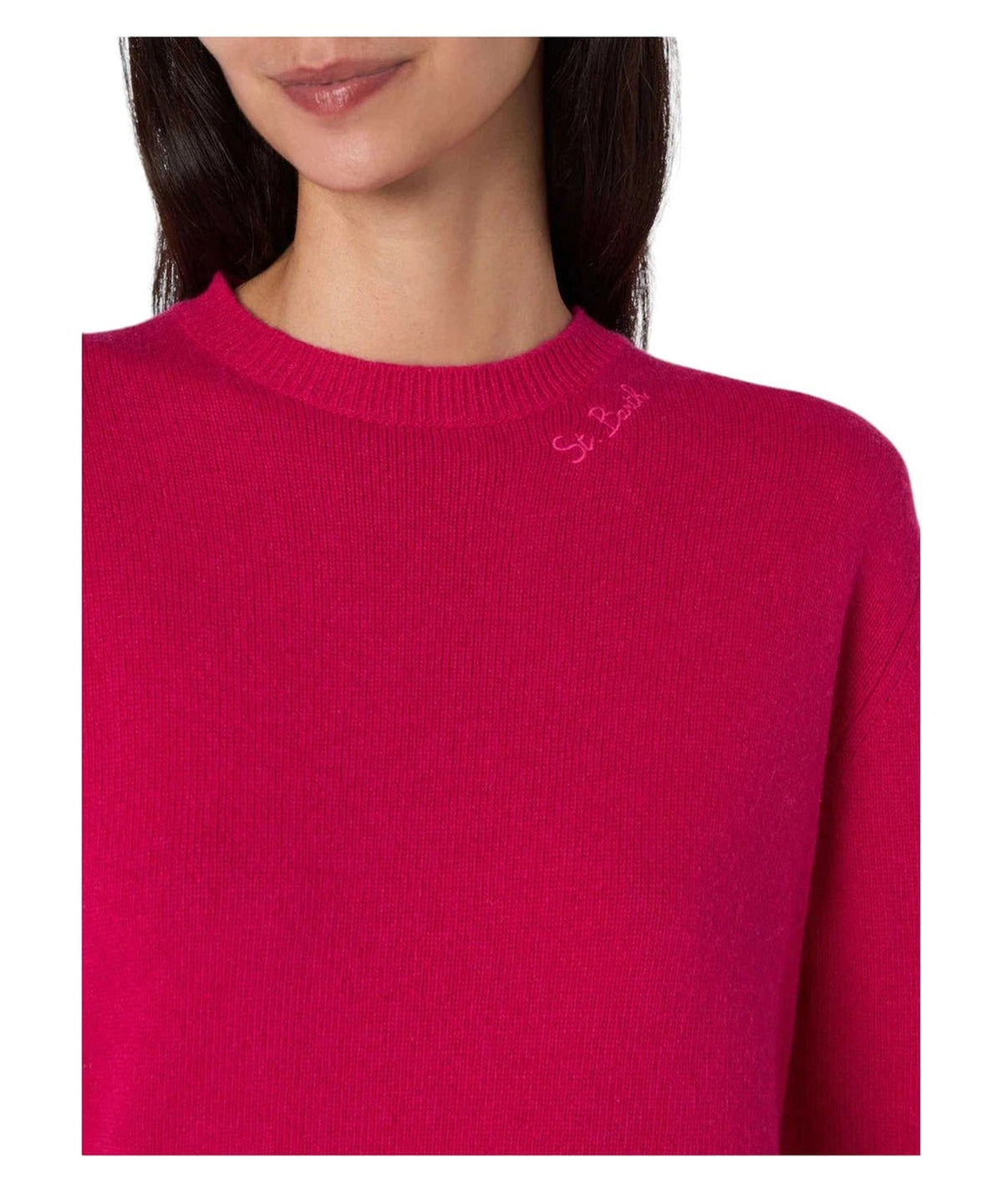 Maglione Sorbonne con logo ricamato-Mc2 Saint Barth-Maglieria-Vittorio Citro Boutique