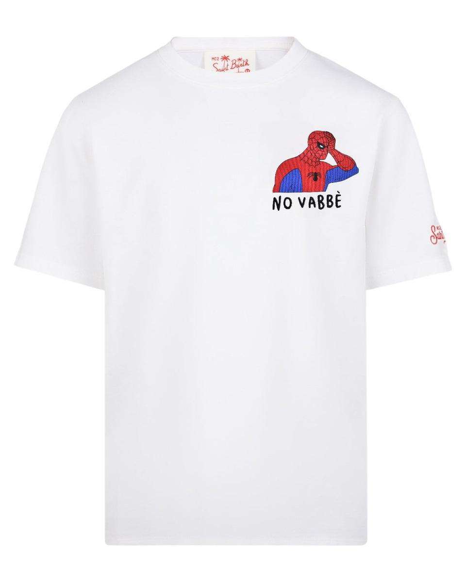 T-shirt Spiderman “No Vabbè”-Mc2 Saint Barth-T-shirt-Vittorio Citro Boutique
