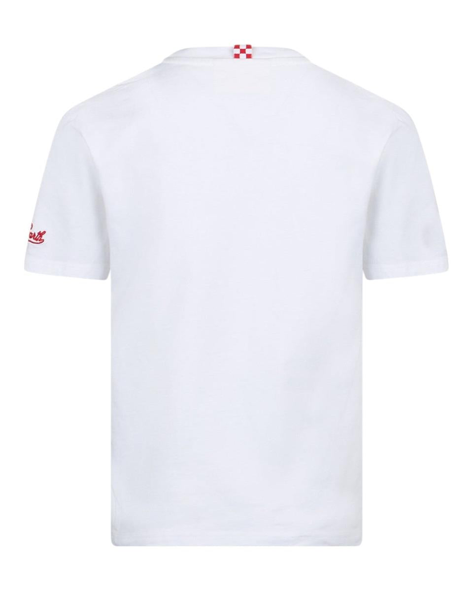 T-shirt Uomo in Cotone con Ricamo "Me ne vado in un Lambo"-Mc2 Saint Barth-T-shirt-Vittorio Citro Boutique