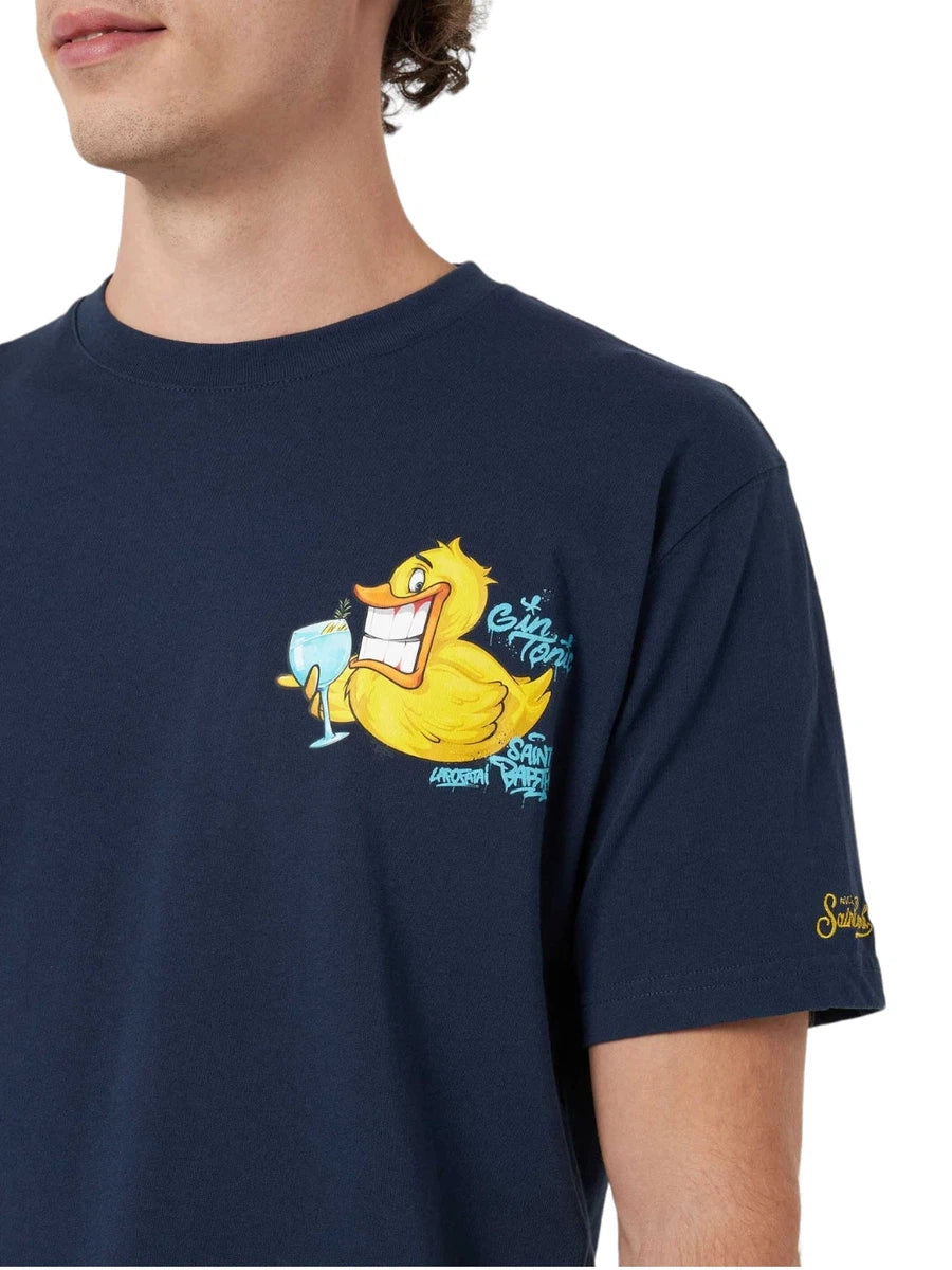 T-shirt Edizione Speciale Cryptopuppets Ducky Gin-Mc2 Saint Barth-T-shirt-Vittorio Citro Boutique