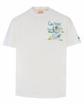 T-shirt in Cotone con Stampa e Ricamo Gin Tonic-Mc2 Saint Barth-T-shirt-Vittorio Citro Boutique