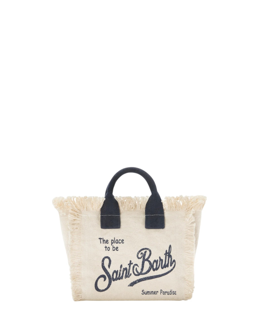 MC2 Saint Barth Mini Vanity Bag en toile avec bandoulière