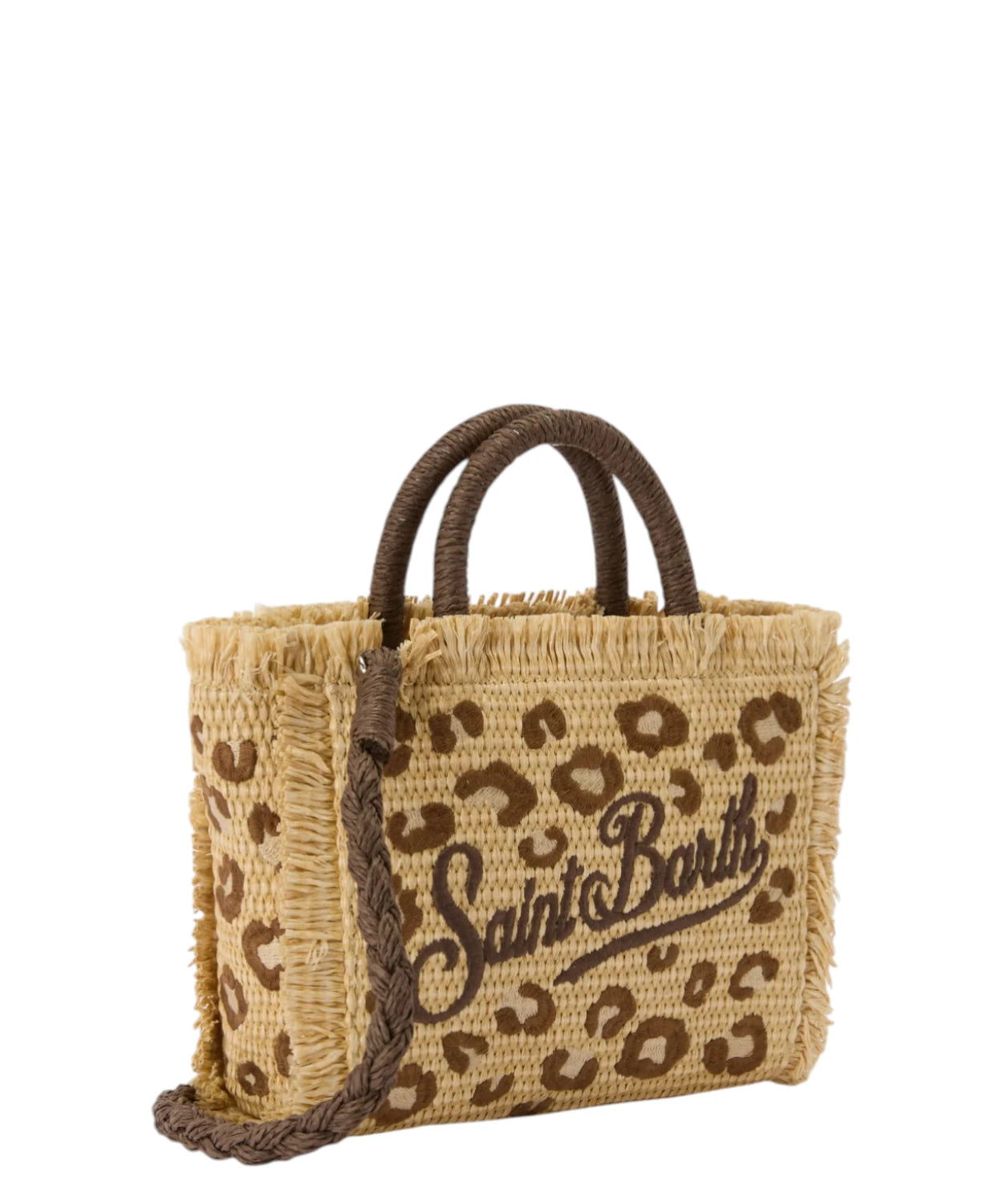 Borsa Vanity Mini Leopardata di MC2 Saint Barth