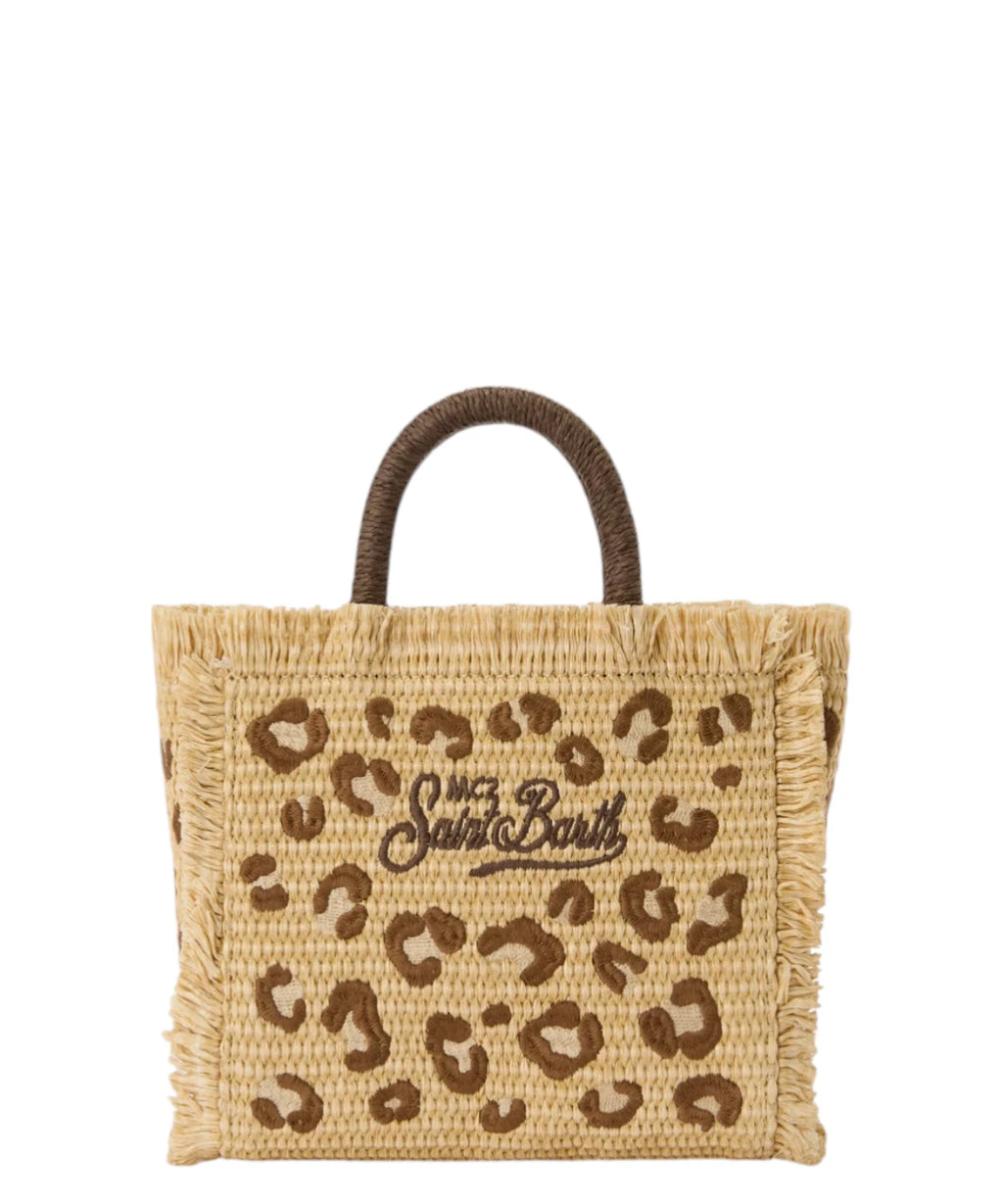 Sac Vanity Mini Léopard de MC2 Saint Barth
