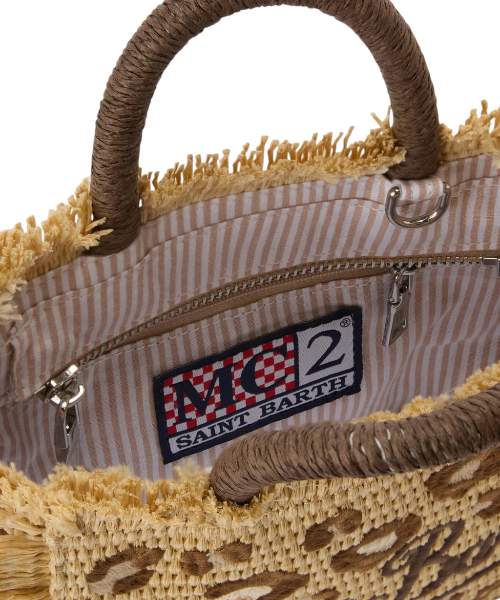 Sac Vanity Mini Léopard de MC2 Saint Barth