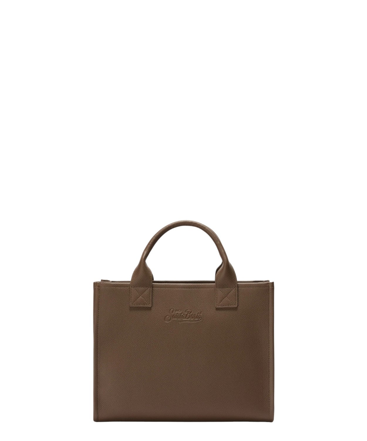 Borsa Tote in Pelle con Logo in Rilievo-Borse a mano-Mc2 Saint Barth-Vittorio Citro Boutique