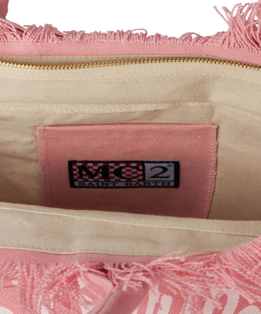 MC2 Saint Barth Mini Vanity Bag en toile avec bandoulière