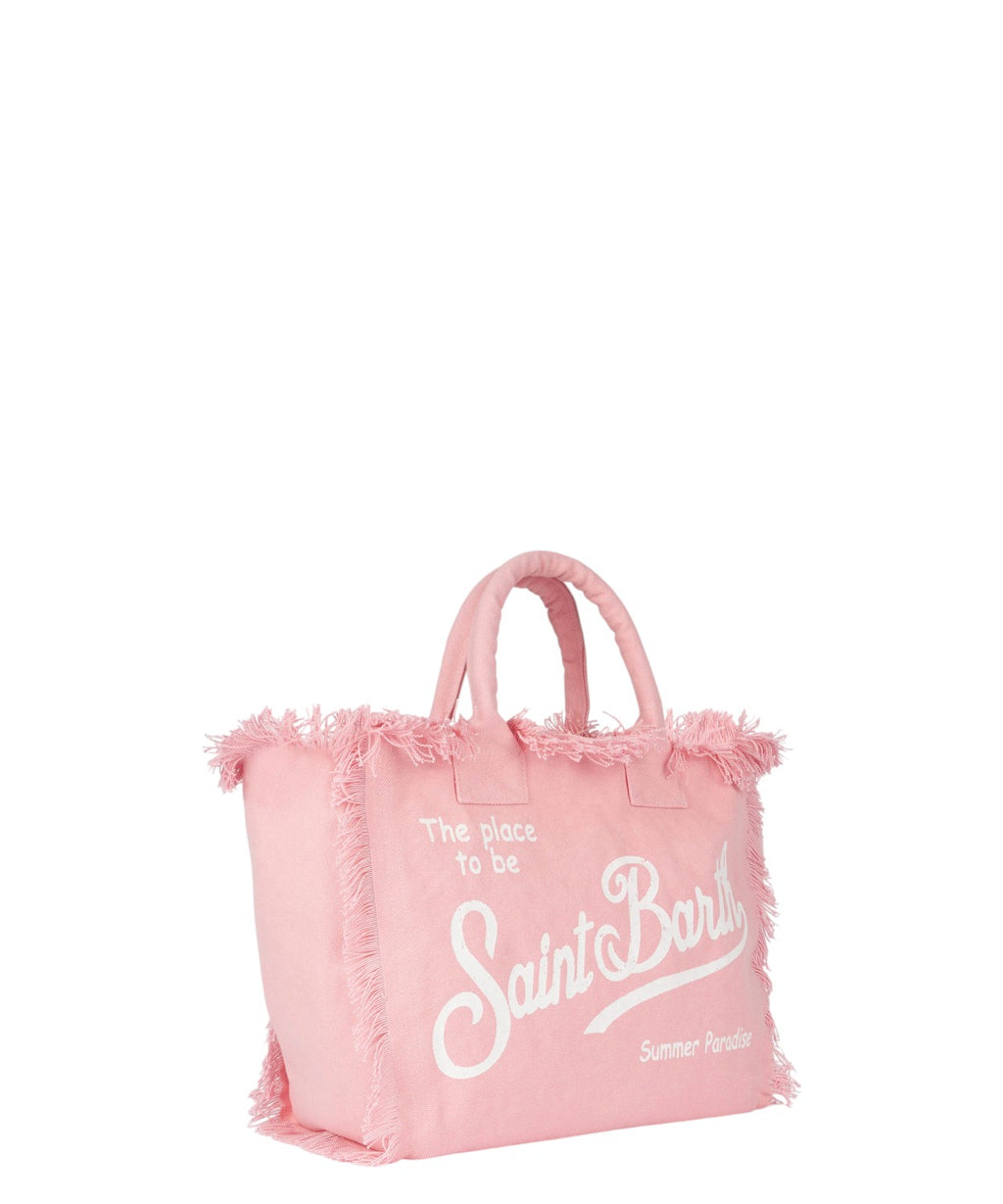 MC2 Saint Barth Mini Vanity Bag en toile avec bandoulière