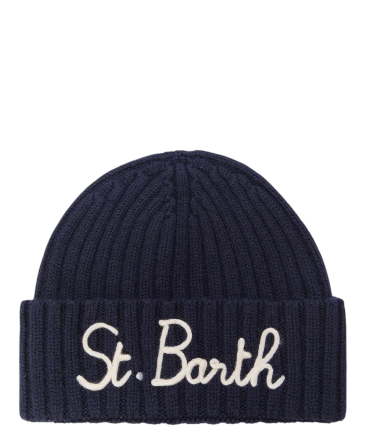 Berretto Wengen in Misto Cashmere con Ricamo