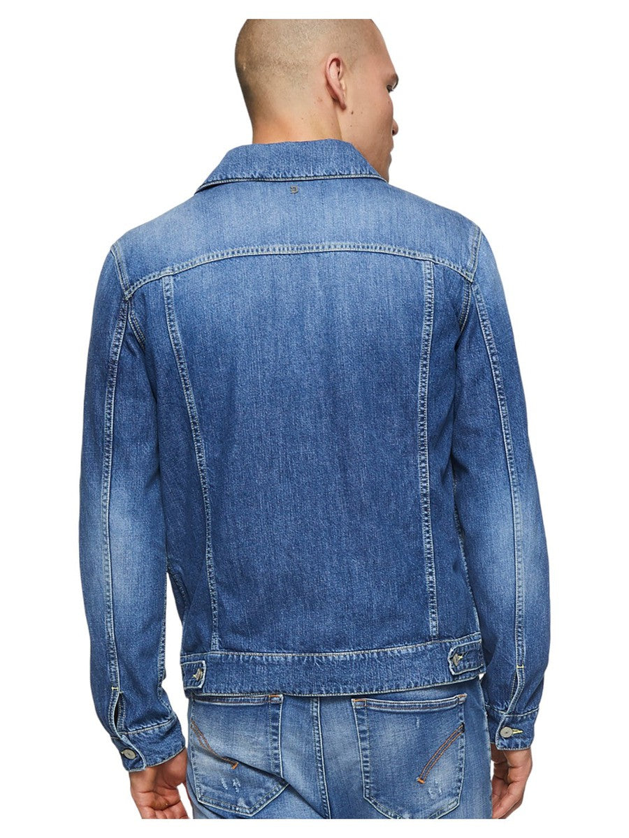 Giubbino Slim in Denim-Dondup-Giacche-Vittorio Citro Boutique