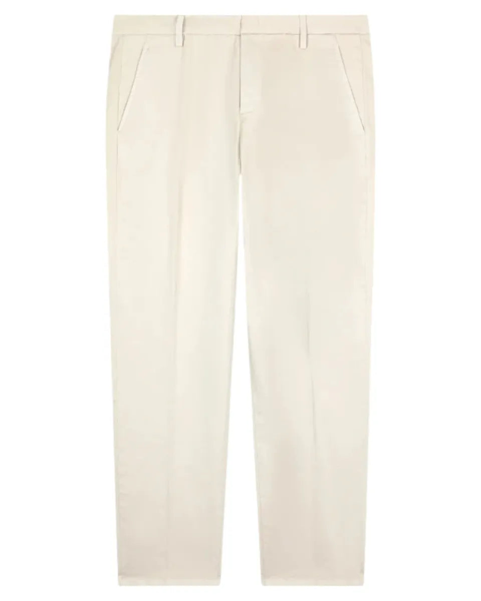 Pantaloni Alfredo Slim in Gabardina Compact Stretch-Dondup-Pantaloni-Vittorio Citro Boutique