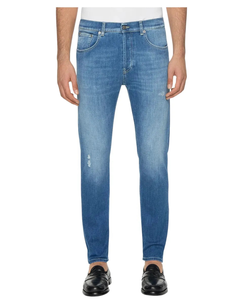Jeans Dian Carrot Fit in Denim Stretch-Dondup-Jeans-Vittorio Citro Boutique
