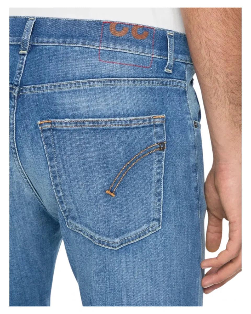 Jeans Dian Carrot Fit in Denim Stretch-Dondup-Jeans-Vittorio Citro Boutique