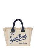 Borsa Tote Vanity in Tela di Cotone Bianco Sporco-Borse a mano-Mc2 Saint Barth-Vittorio Citro Boutique
